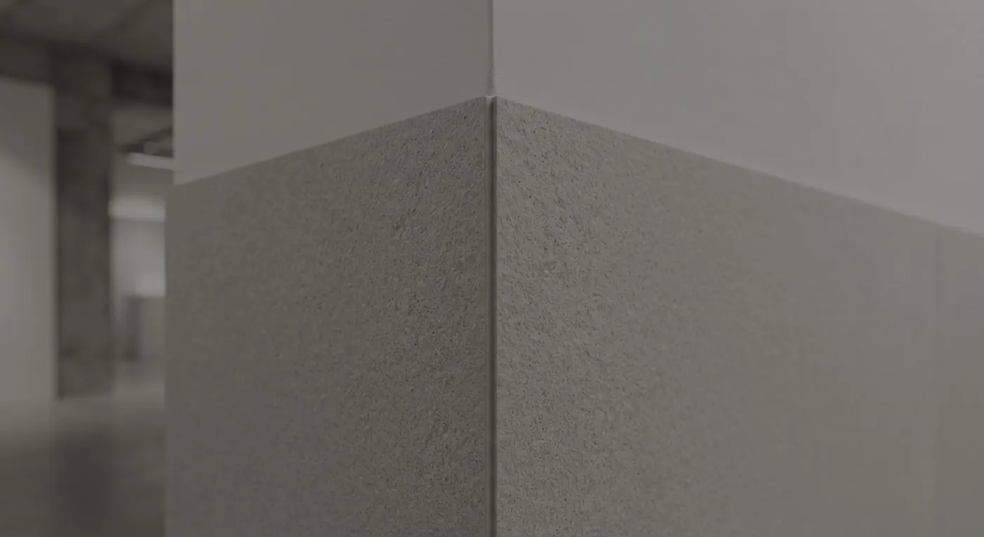 Fine-grained grey surface